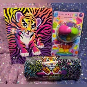 Limited Edition Morphe X Lisa Frank 35B Palette, Brushes/bag, Sponge Set